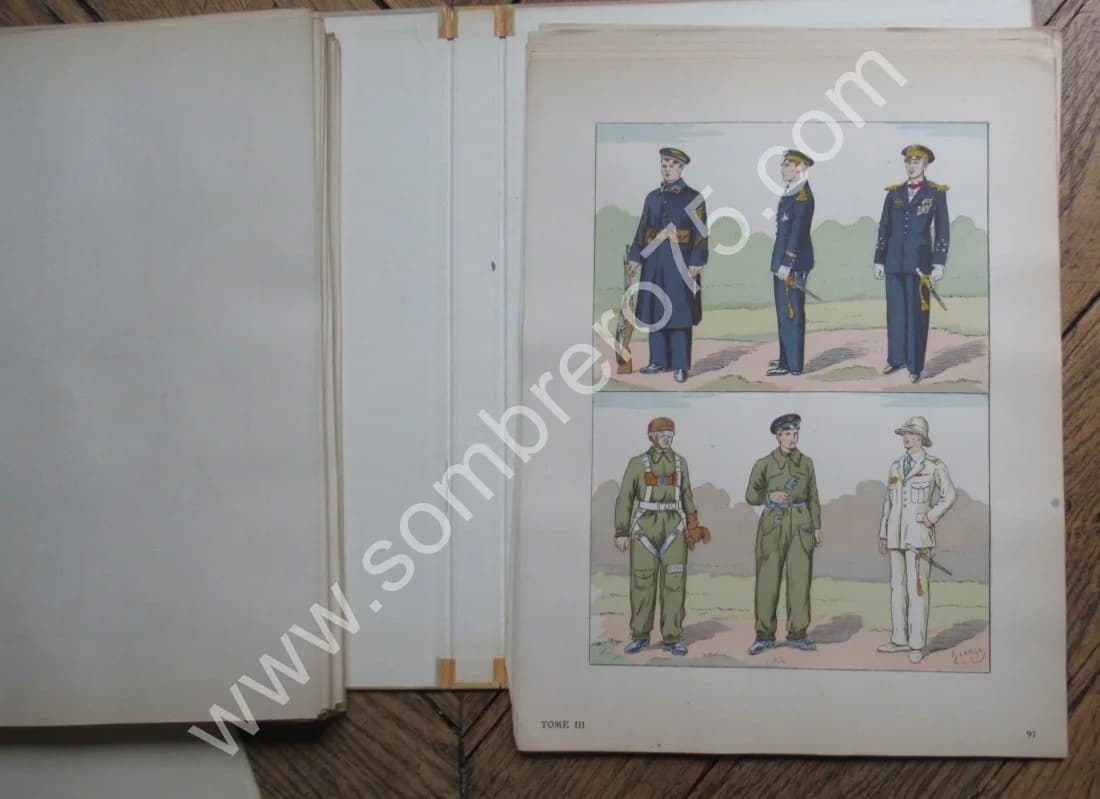 Le Costume Militaire Français à travers les Âges. Tome III - Image 5
