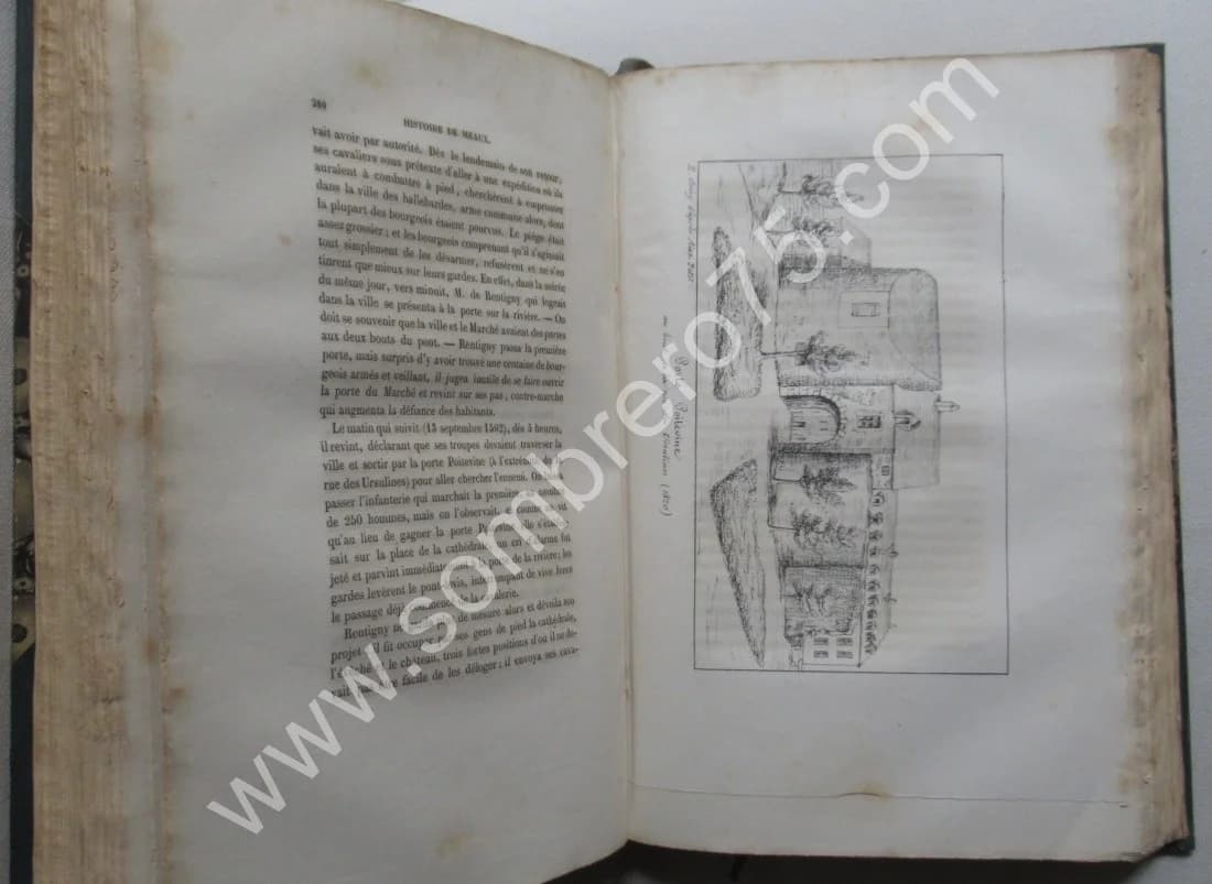 Histoire de Meaux et du Pays Meldois. A. CARRO. 1865. E.O - Image 4