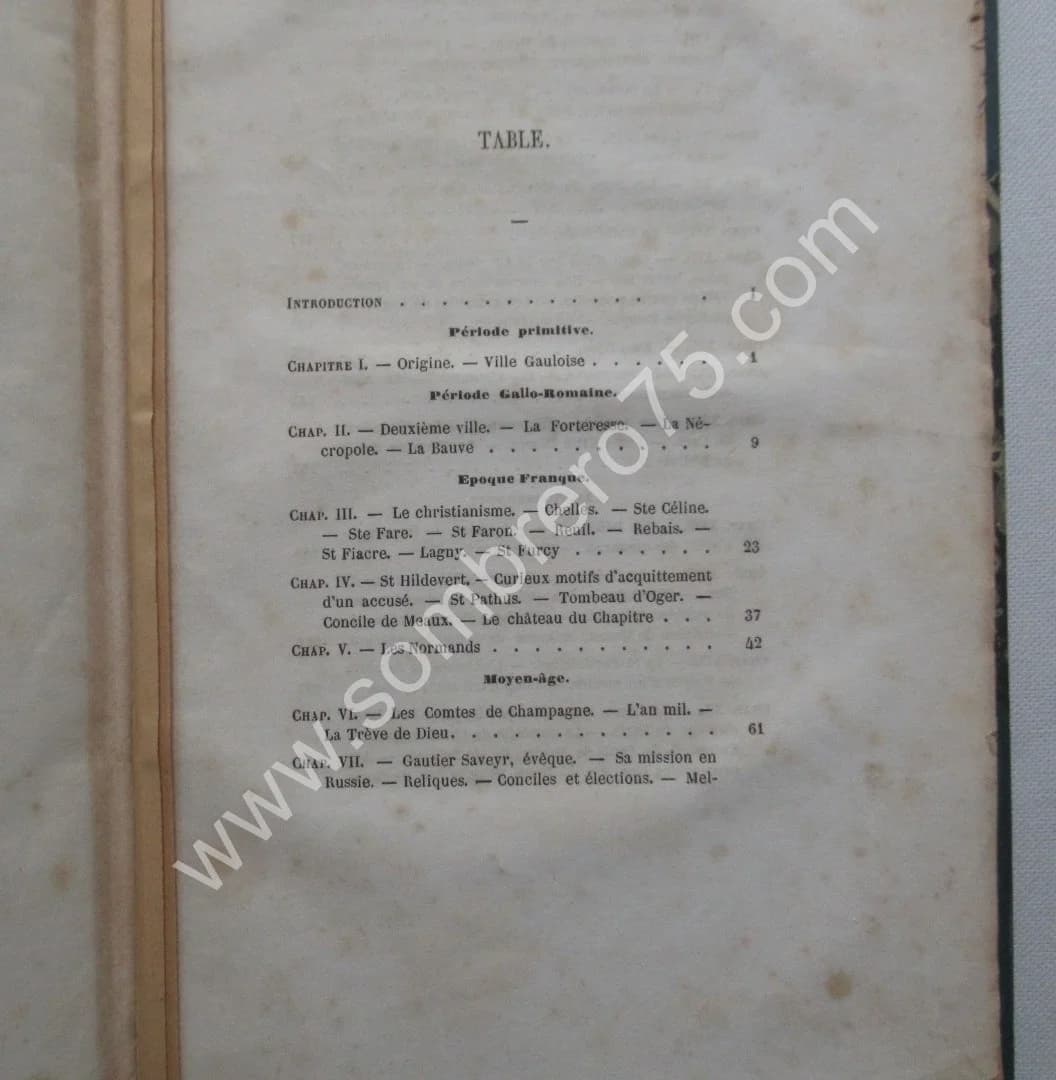 Histoire de Meaux et du Pays Meldois. A. CARRO. 1865. E.O - Image 6
