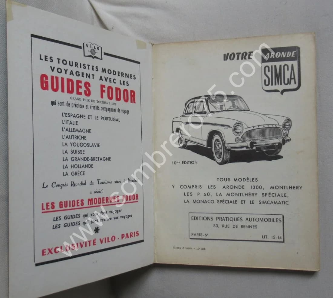 Votre Simca Aronde tous modèles. Guide Technique et Pratique Complet - Image 2