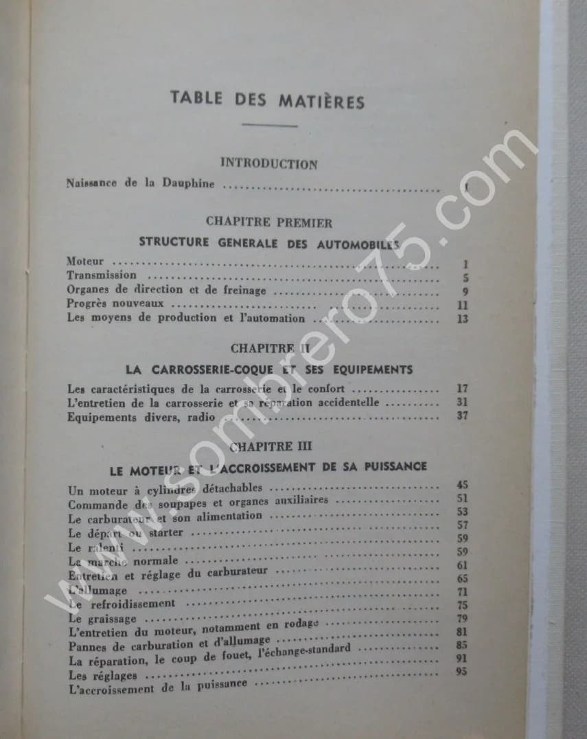 La Dauphine tous les modèles Gordini 1093 Ondine. 1968. R GUERBER - Image 5