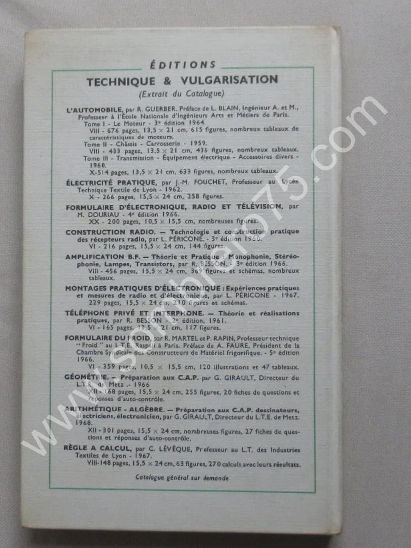 La Dauphine tous les modèles Gordini 1093 Ondine. 1968. R GUERBER - Image 7
