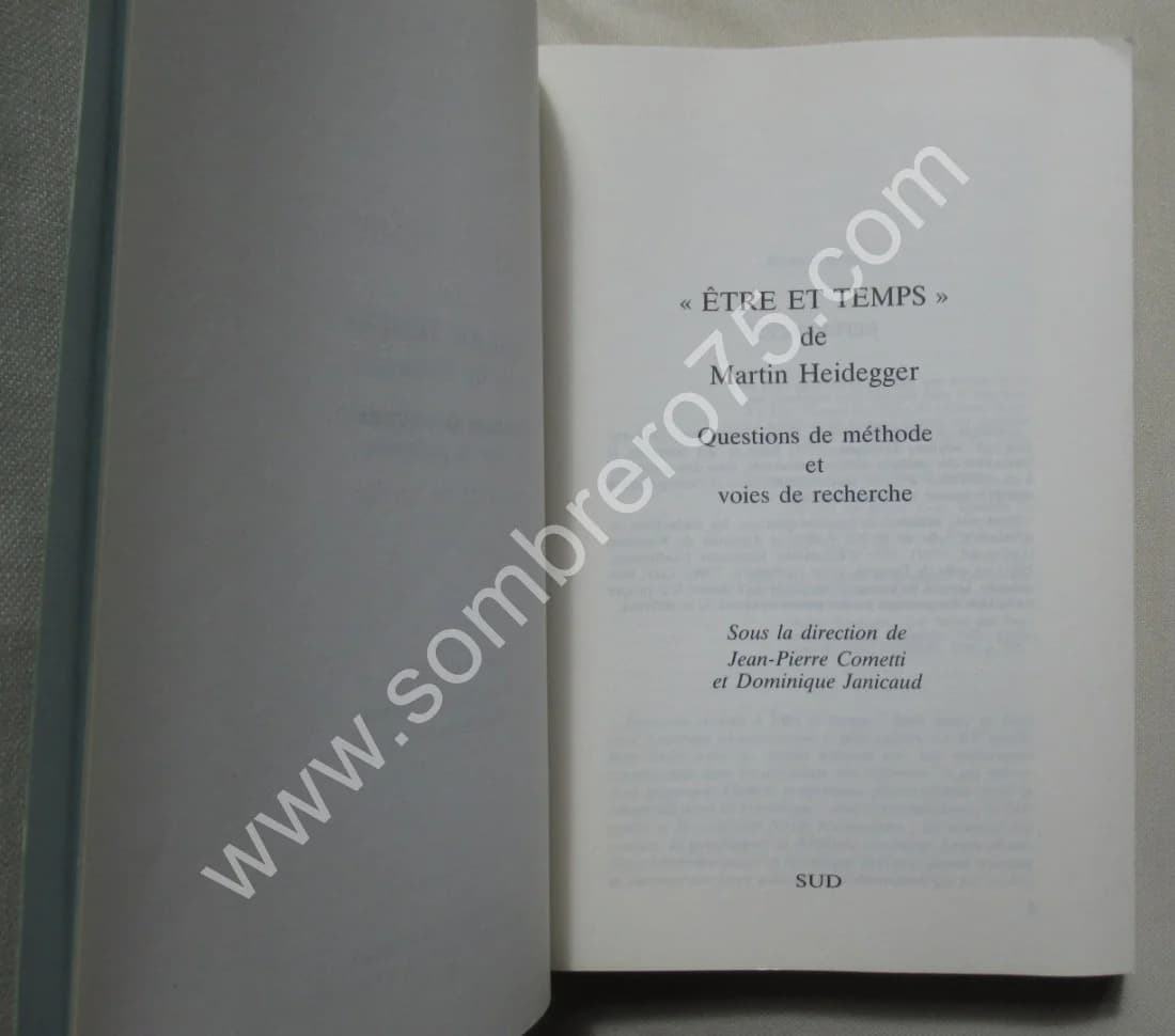 Être et Temps - Questions de méthode et voies de recherche - Image 3