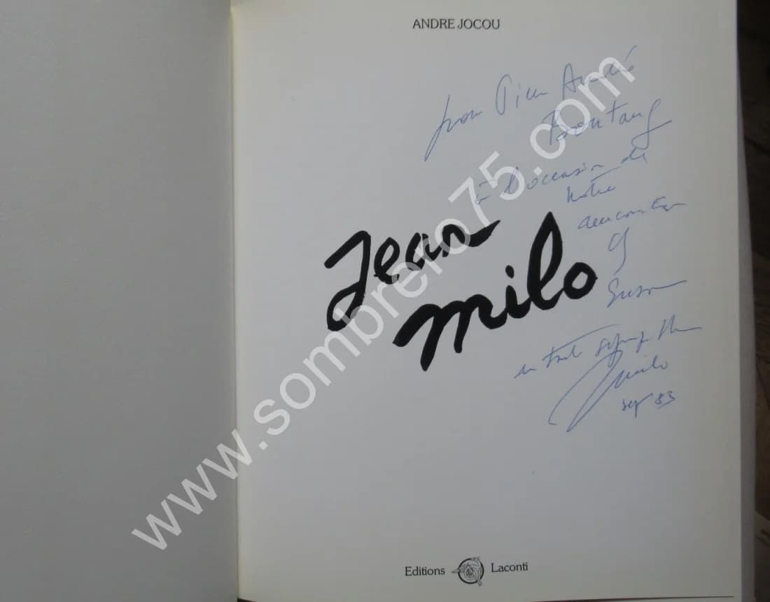 Jean Milo -. 1983. Envoi - Image 4