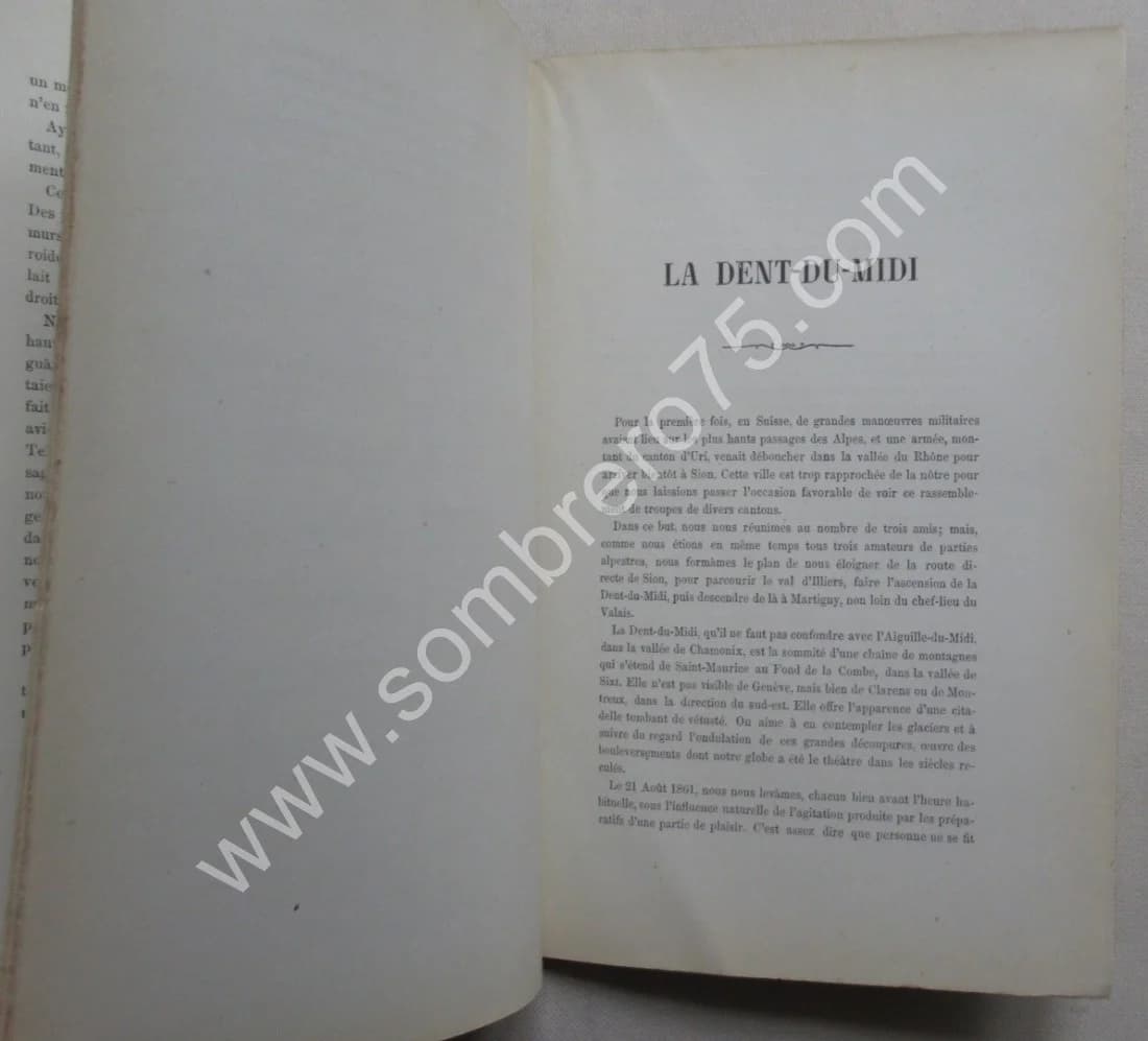 Ascension des Dents-d'Oche et du Midi par. 1863 - Image 3