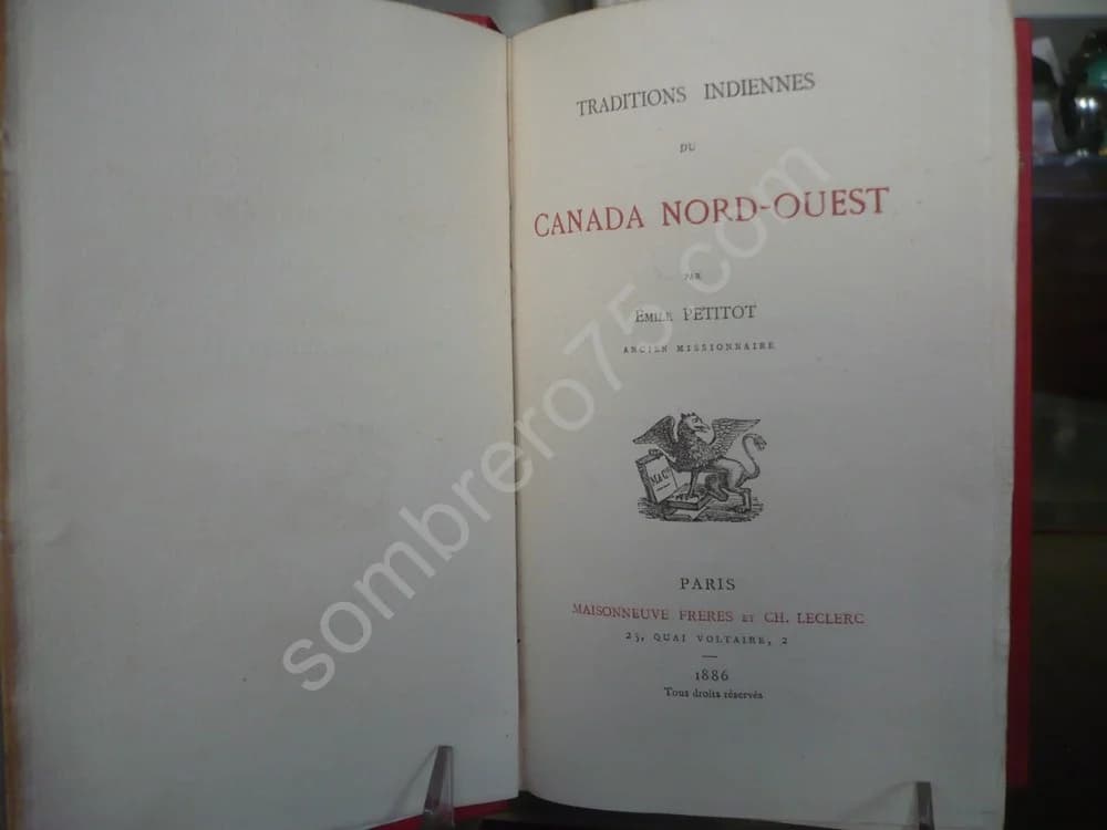 Traditions Indiennes du Canada Nord Ouest - Image 2