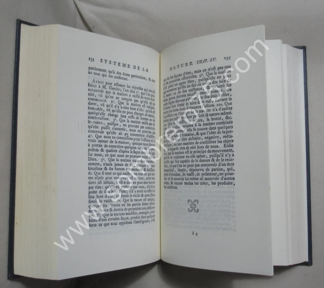 Système de la Nature ou des Loix du Monde - 2 Tomes en 1 Volume - Image 4
