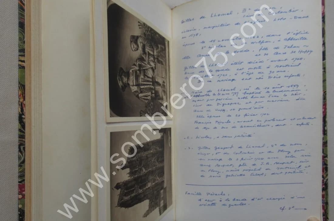 Armorial des Maires Ville de Montreuil sur Mer. G. de LHOMEL - Image 9