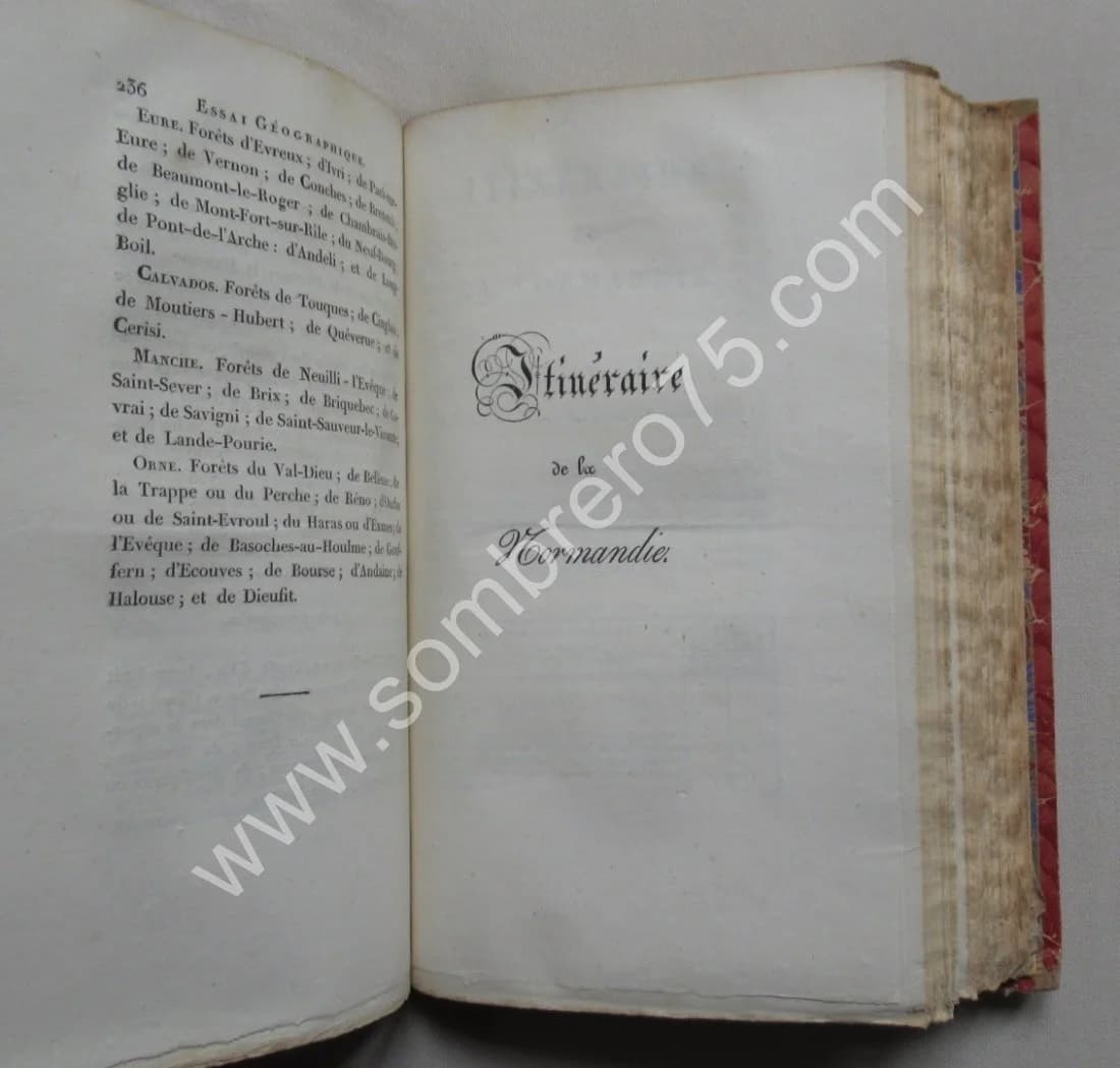 Itinéraire des Cinq Départements composant la Normandie. L. DU BOIS 1928 - Image 6