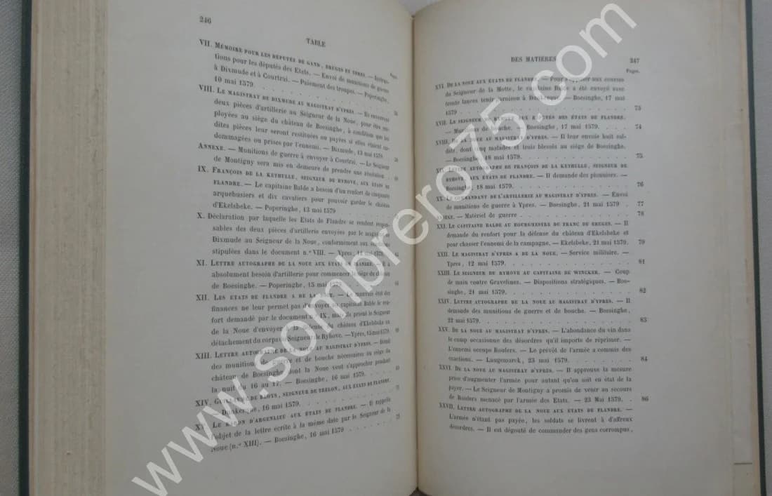 Correspondance de François de la Noue. Ph KERVYN DE VOLKAERSBEKE - Image 6