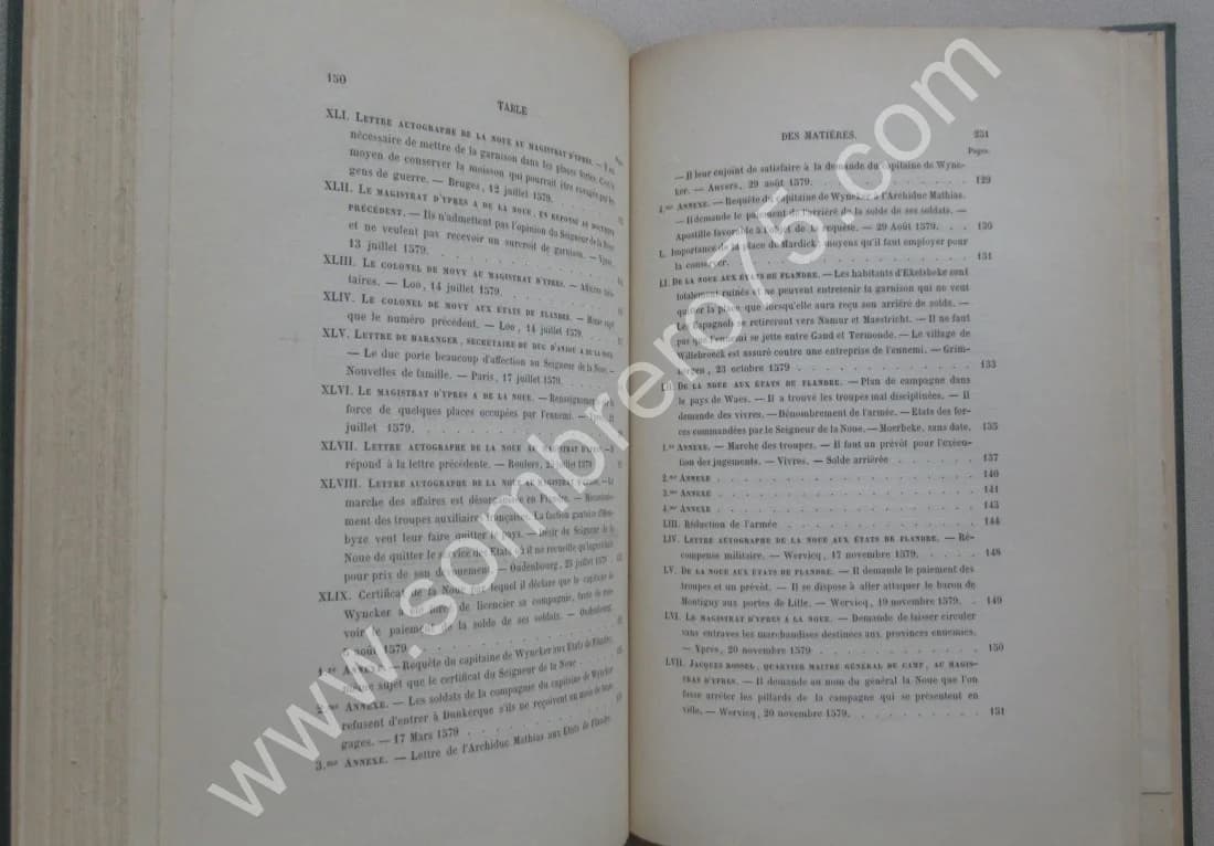 Correspondance de François de la Noue. Ph KERVYN DE VOLKAERSBEKE - Image 8