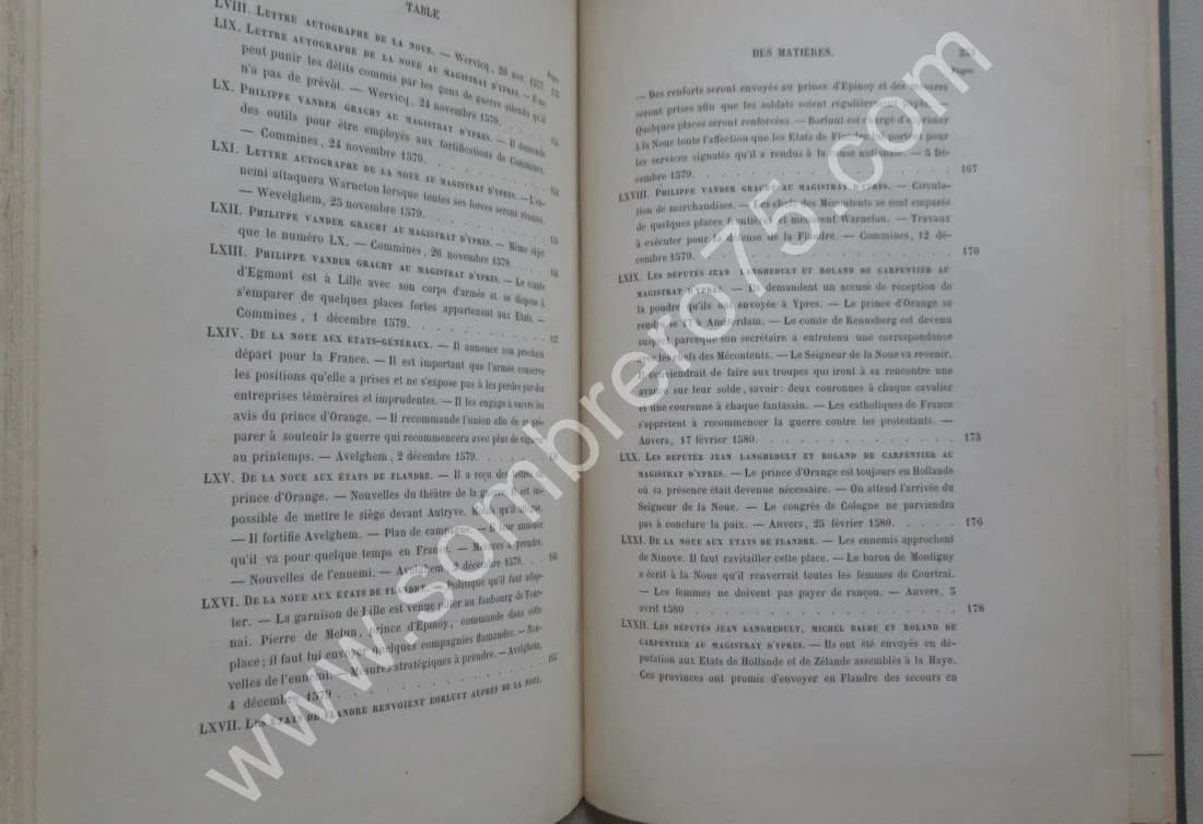 Correspondance de François de la Noue. Ph KERVYN DE VOLKAERSBEKE - Image 9