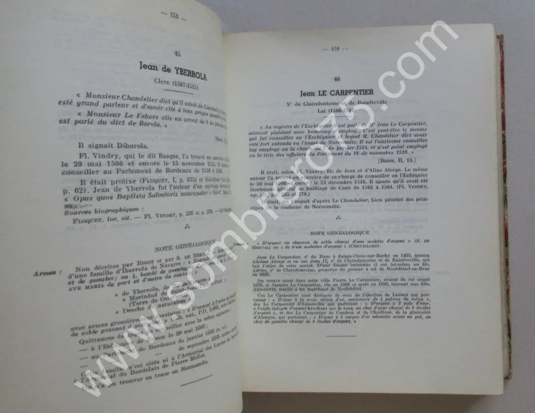 Les Conseillers du Parlement de Normandie au seizième Siècle. 1499-1594. H de FRONDEVILLE - Image 6