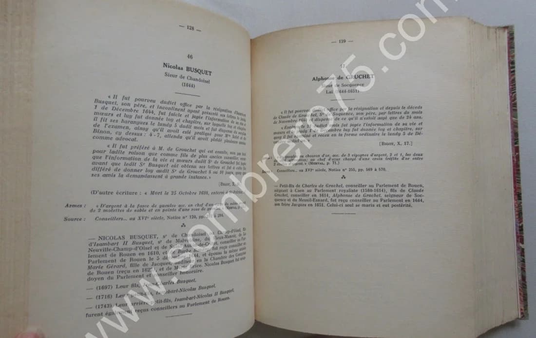 Les Conseillers du Parlement de Normandie 1641-1715. H et O. de FRONDEVILLE - Image 6