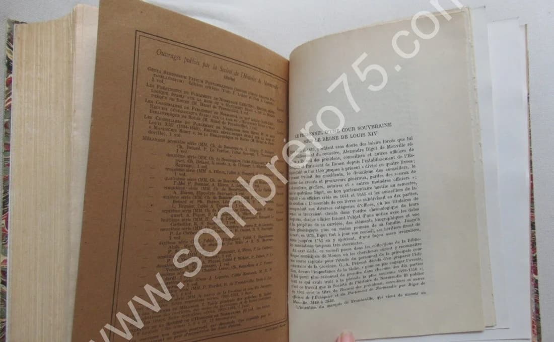 Les Conseillers du Parlement de Normandie 1641-1715. H et O. de FRONDEVILLE - Image 7
