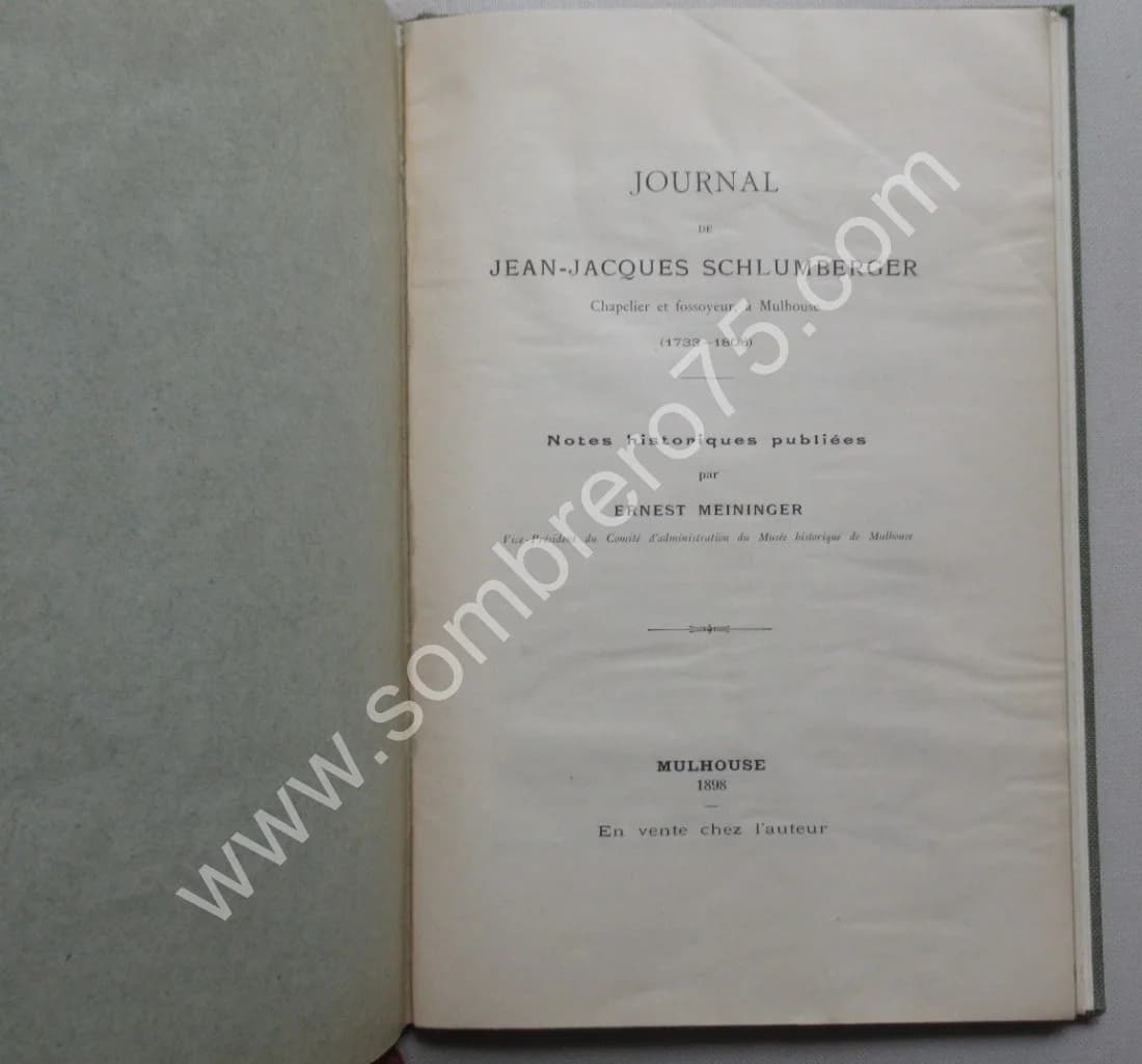 Bulletin Historique du Musée de Mulhouse 1897-1904 et 1906 - Image 14