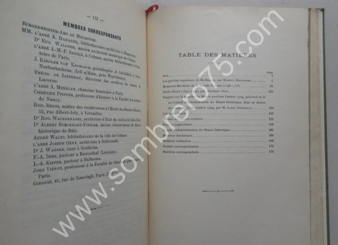 Bulletin Historique du Musée de Mulhouse 1897-1904 et 1906 - Image 10