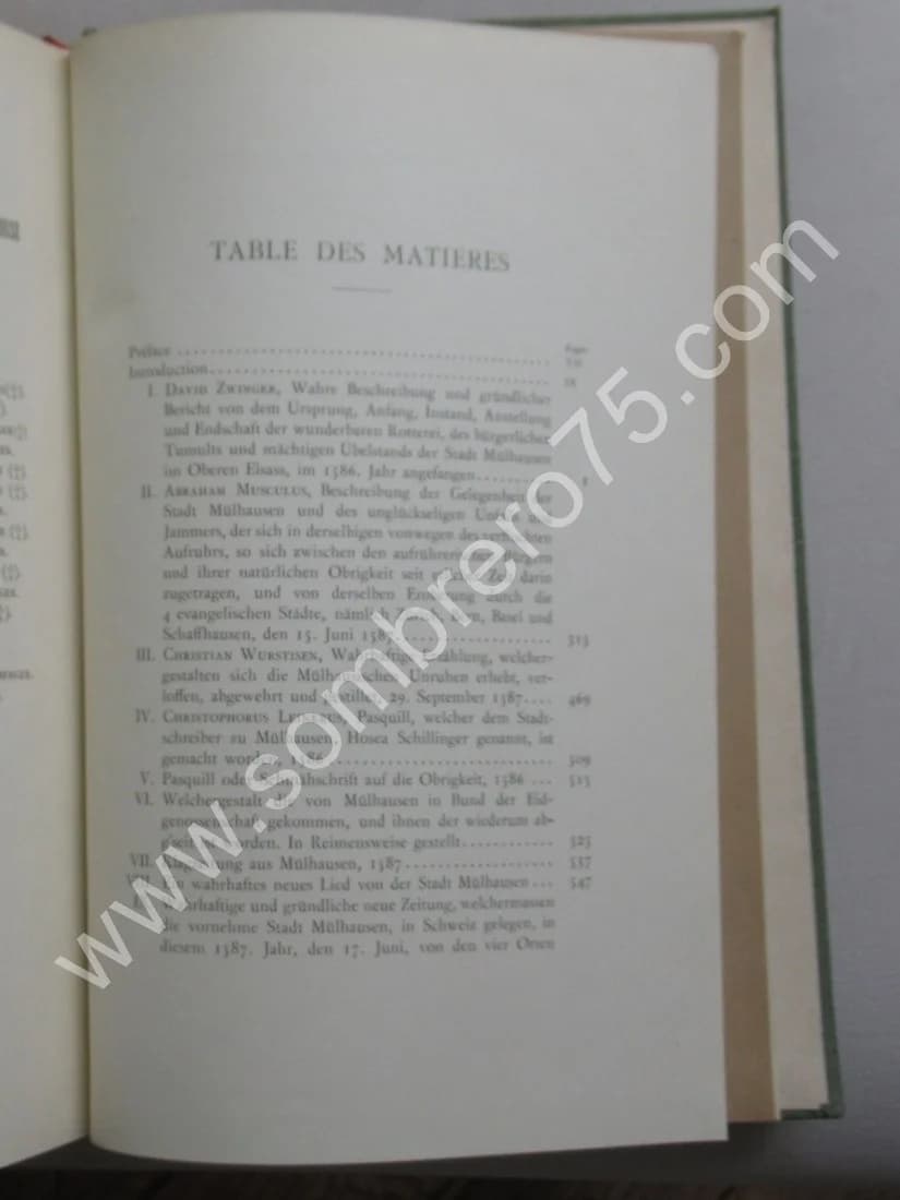 Le Vieux Mulhouse. Documents d'Archives publiés par les soins d'une commission d'études historiques 5 Tomes - Image 13
