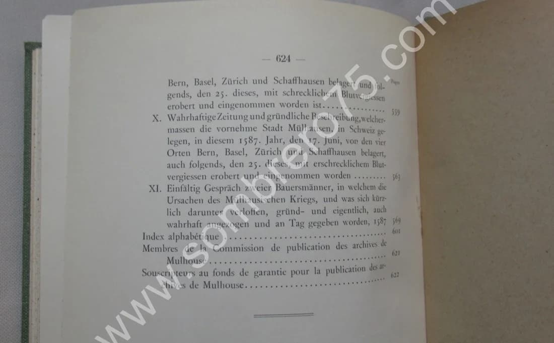 Le Vieux Mulhouse. Documents d'Archives publiés par les soins d'une commission d'études historiques 5 Tomes - Image 15