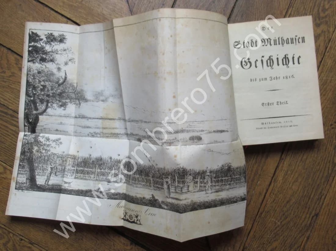 Der Stadt Mülhausen Geschichte bis zum Jahr 1816 et 1817 - 2 Tomes - Image 3