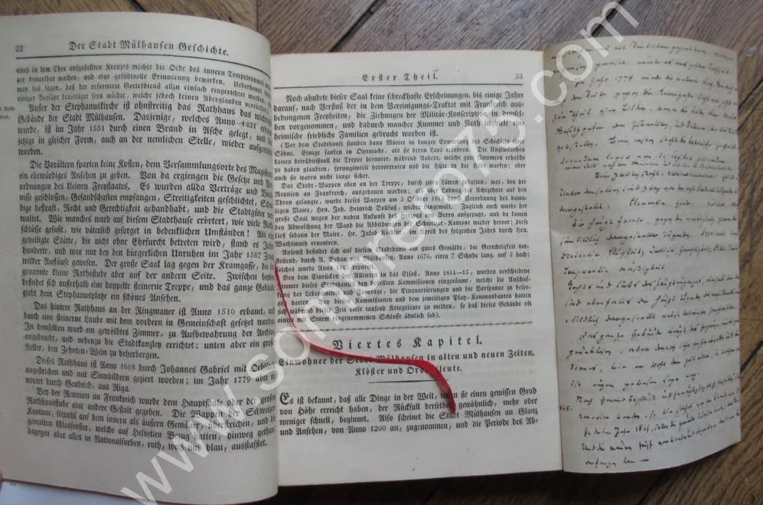 Der Stadt Mülhausen Geschichte bis zum Jahr 1816 et 1817 - 2 Tomes - Image 4