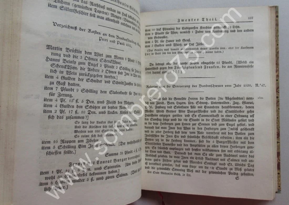 Der Stadt Mülhausen Geschichte bis zum Jahr 1816 et 1817 - 2 Tomes - Image 9
