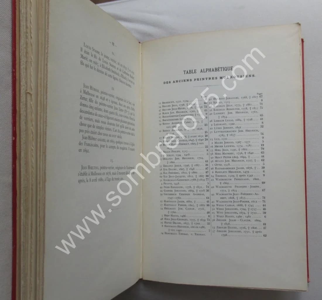 Les Anciens Artistes Peintres et Décorateurs Mulhousiens jusqu'au XIXe. E. MEININGER - Image 9