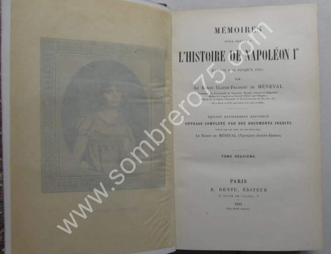 Mémoires pour servir à l'histoire de Napoléon 1er - 3 Tomes - Image 6