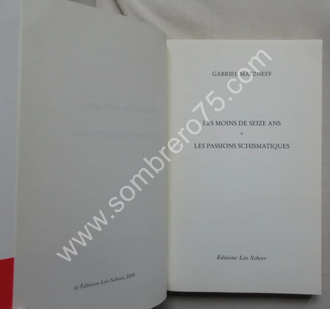 Les moins de Seize ans - les Passions Schismatiques - Image 4