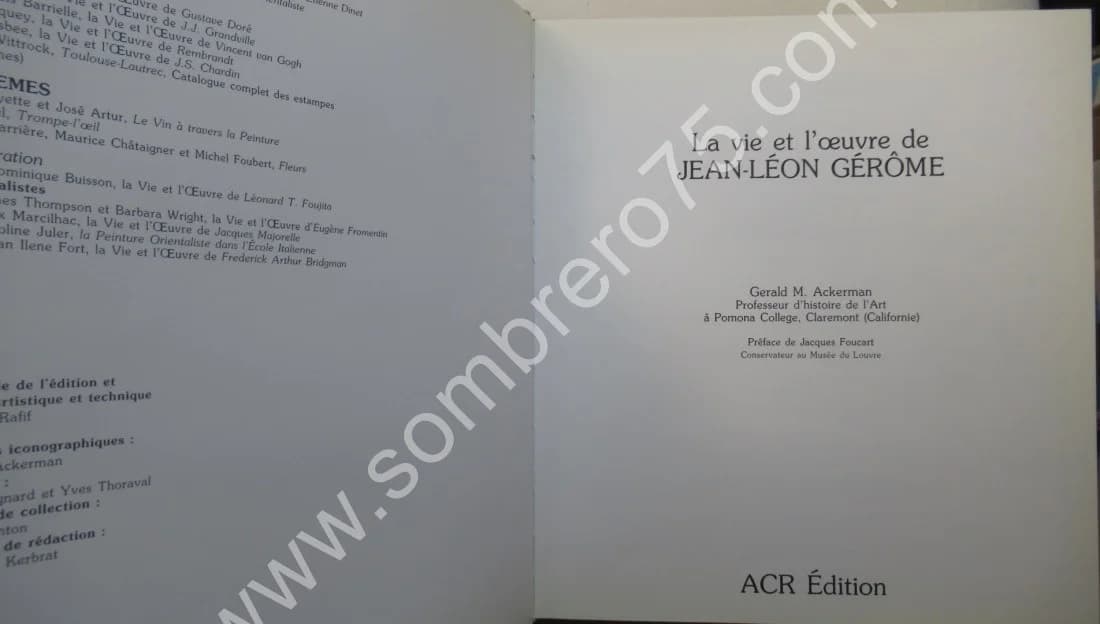 Monographie et Catalogue Raisonné. La Vie et l'Oeuvre de Jean Leon GEROME. Les Orientalistes Volume 4 - Image 4