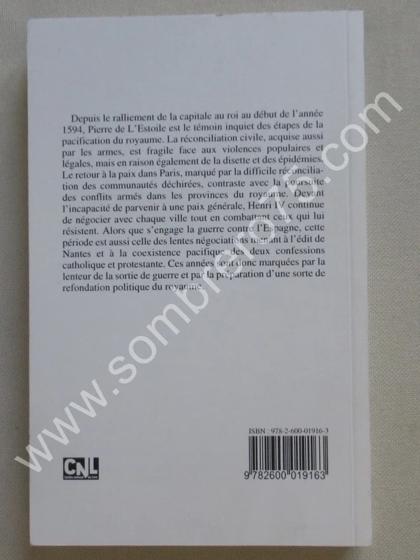 Pierre de l'ESTOILE. Journal du Règne de Henri IV. 4 Tomes - Image 7