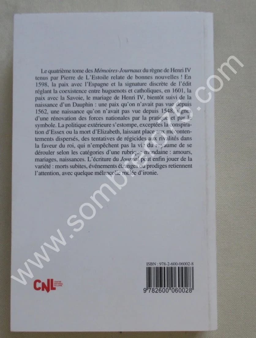 Pierre de l'ESTOILE. Journal du Règne de Henri IV. 4 Tomes - Image 9