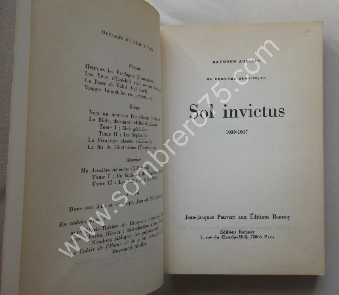 Sol Invictus 1939-1947. Ma dernière mémoire III - Image 3