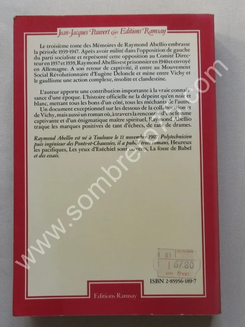 Sol Invictus 1939-1947. Ma dernière mémoire III - Image 5