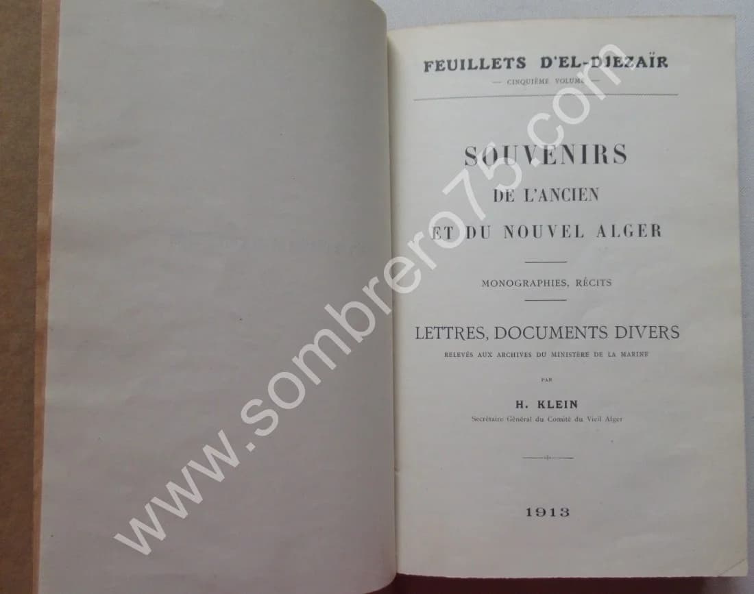 Feuillets d'El Djezair 2 Tomes. Vieil ALGER et Nouvel Alger - Image 15