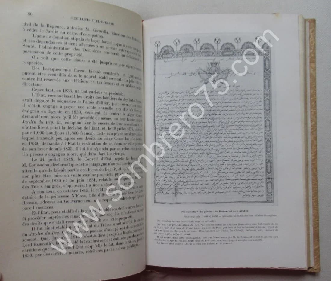 Feuillets d'El Djezair 2 Tomes. Vieil ALGER et Nouvel Alger - Image 17