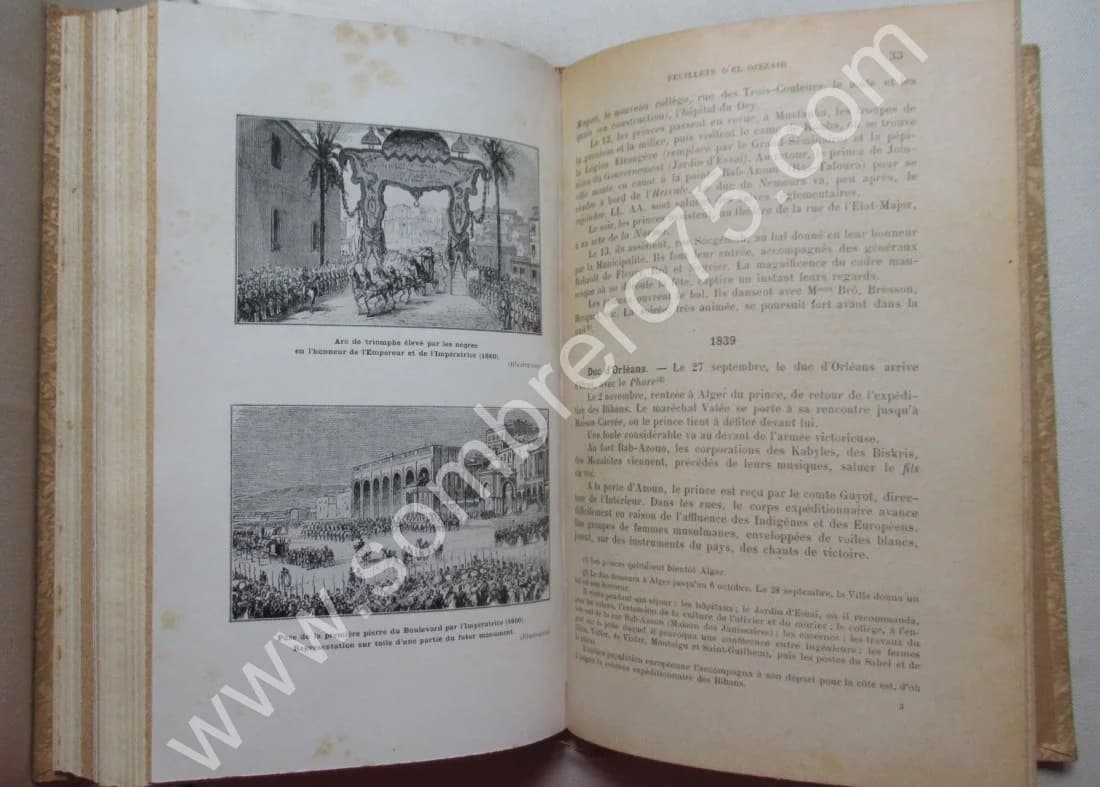 Feuillets d'El Djezair 2 Tomes. Vieil ALGER et Nouvel Alger - Image 18