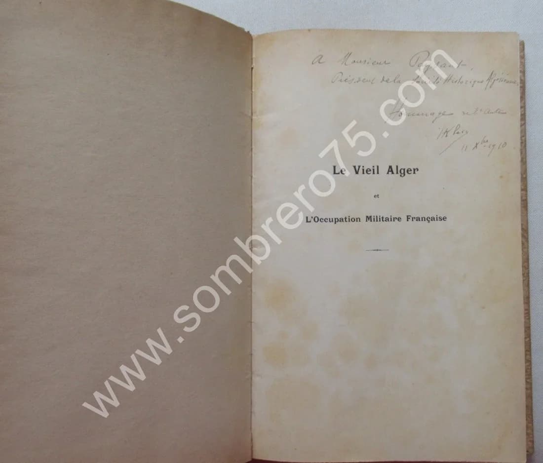 Feuillets d'El Djezair 2 Tomes. Vieil ALGER et Nouvel Alger - Image 3