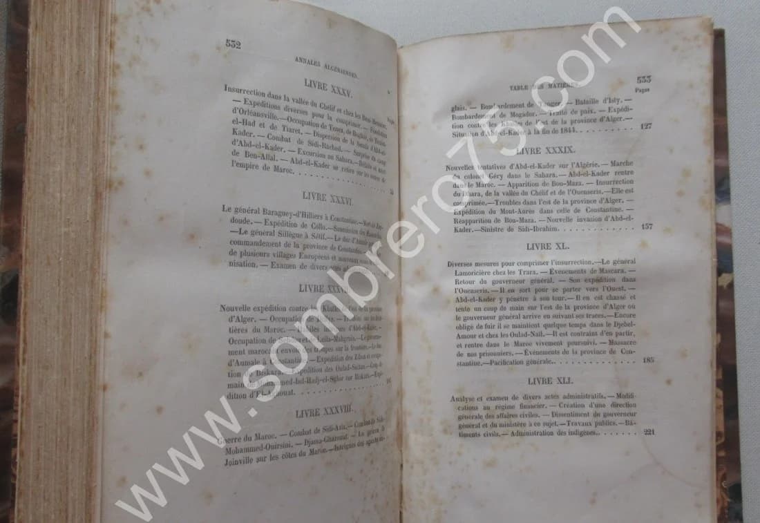 PELLISSIER DE REYNAUD. Annales Algériennes- 3 Tomes - Image 17
