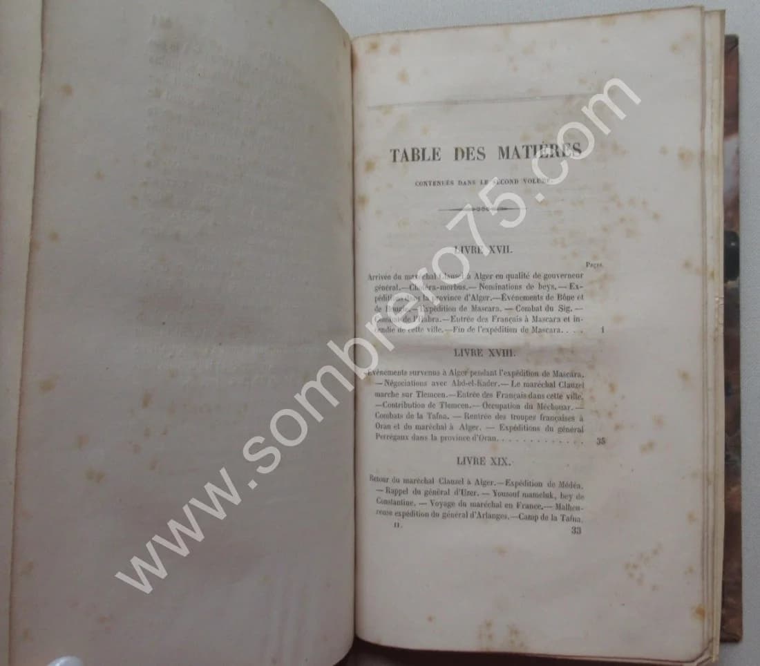 PELLISSIER DE REYNAUD. Annales Algériennes- 3 Tomes - Image 10