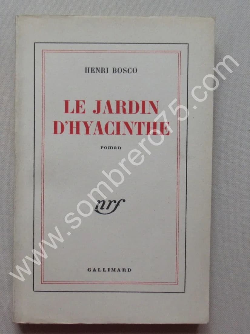 Le jardin d'Hyacinthe. 1946. Grand Papier