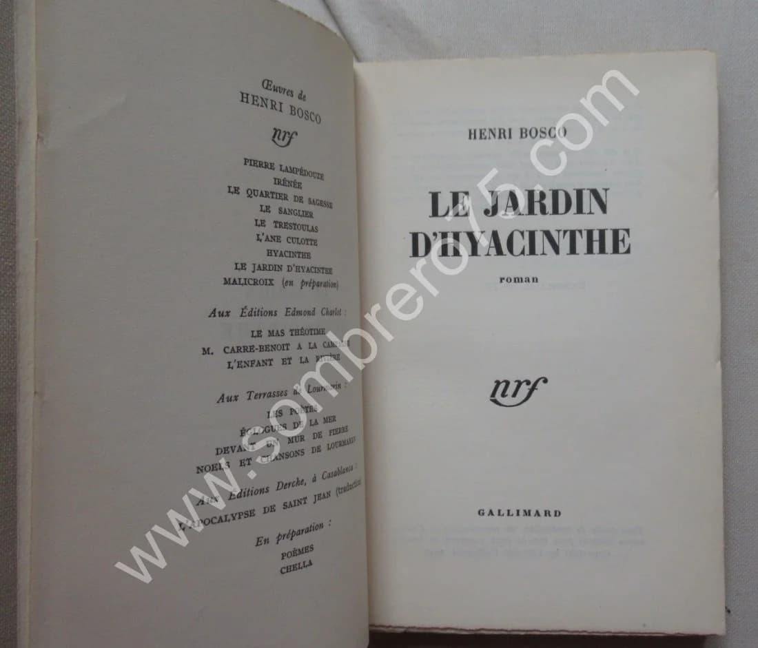 Le jardin d'Hyacinthe. 1946. Grand Papier - Image 3