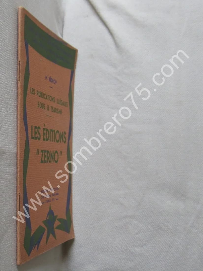 Les Publications illégales sous le Tsarisme. Les éditions "ZERNO" - Image 2