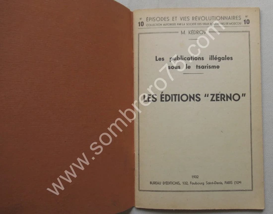Les Publications illégales sous le Tsarisme. Les éditions "ZERNO" - Image 3