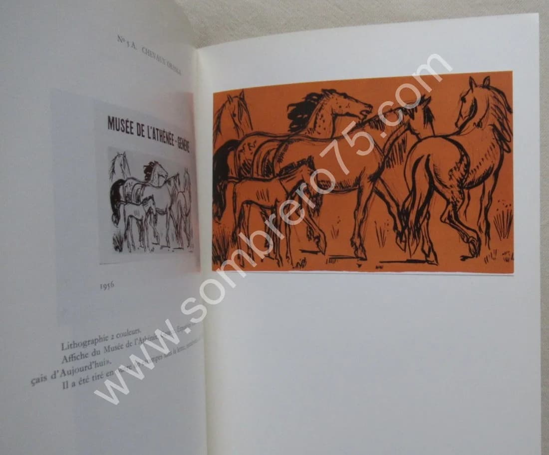 Catalogue Raisonné de l'Oeuvre Gravé et Lithographié de Yves Brayer. Préface Jacques Guignard - Image 4