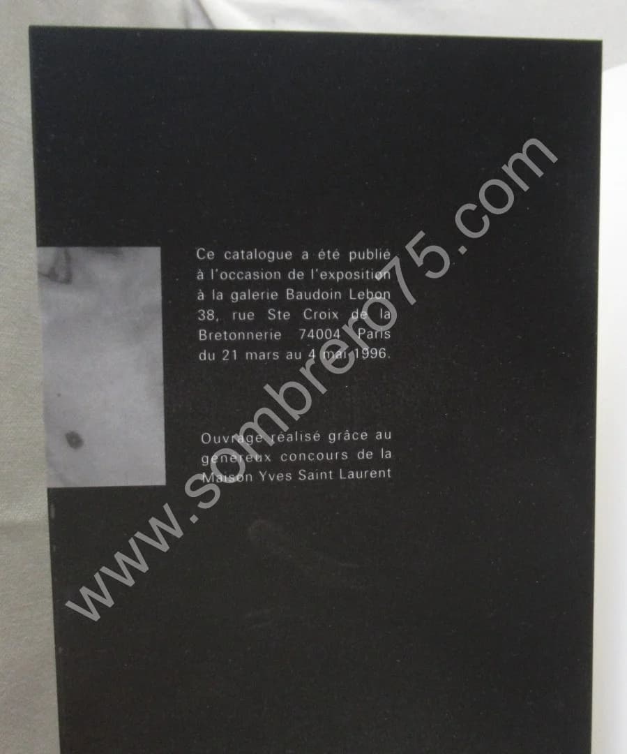 Les Autoportraits de Mapplethorpe. Paris 1996 - Image 6