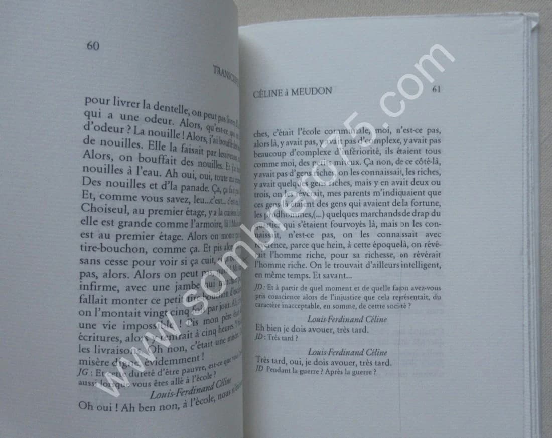 Céline à Meudon. Transcription des entretiens suivies de Bagatelles pour un toubib - Image 5