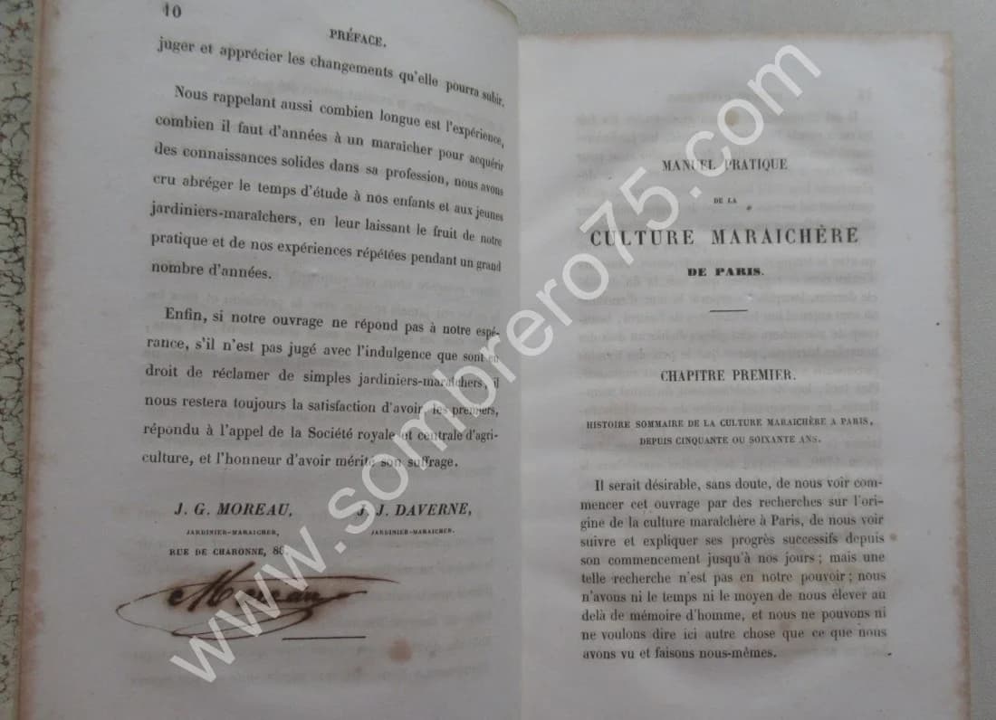 J. G. MOREAUet J.. Manuel Pratique de la Culture Maraichère de Paris - Image 4
