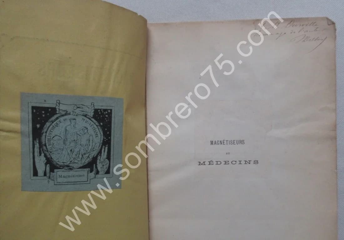 Magnétiseurs et Médecins. 1890. Signé (auteur) - Image 3