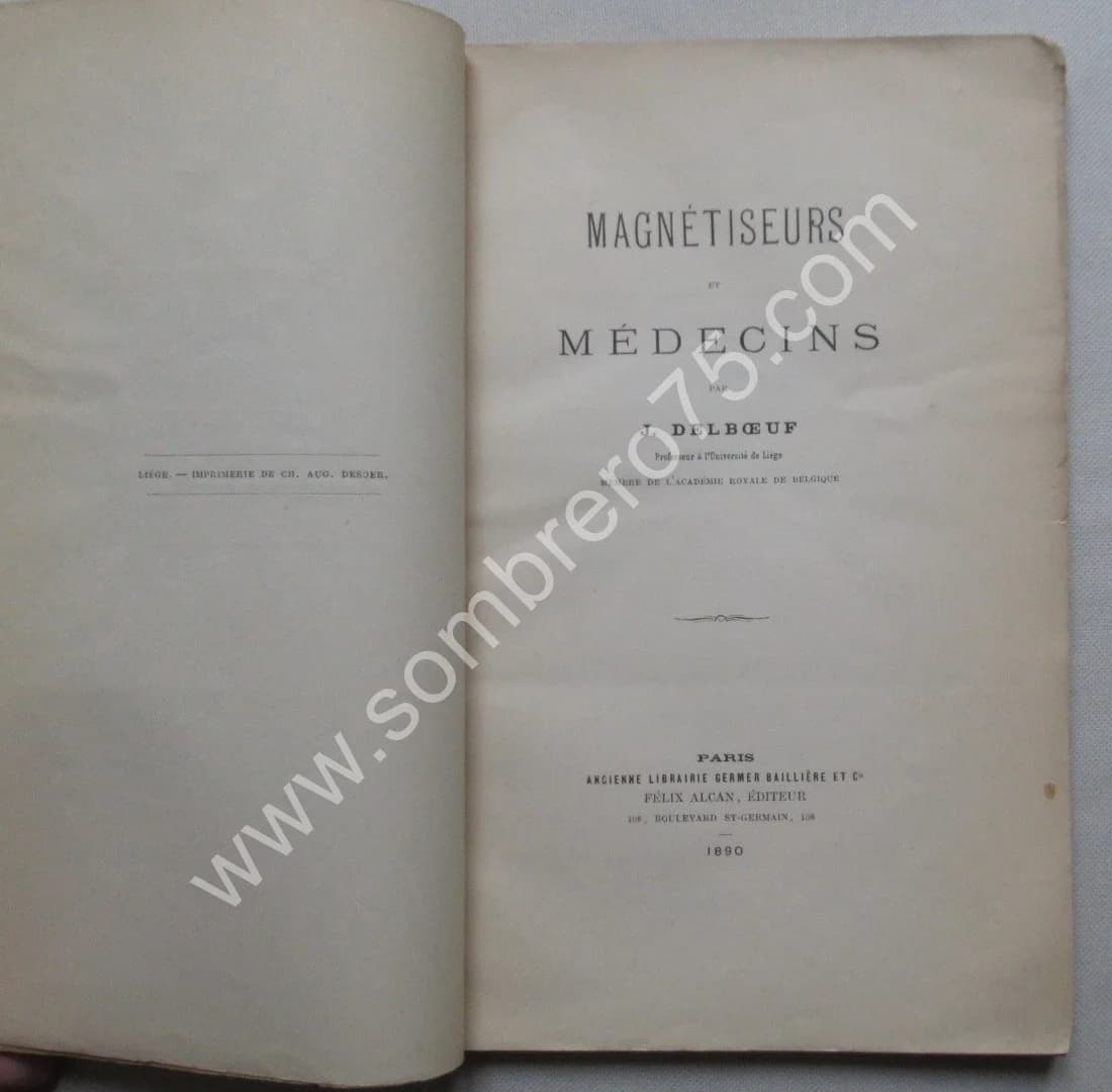 Magnétiseurs et Médecins. 1890. Signé (auteur) - Image 4